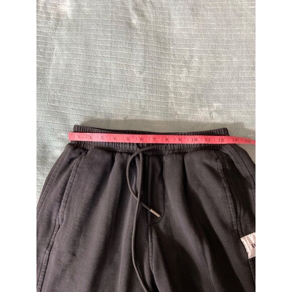 Butcher Youth Black Sweatpants Medium Rapstar Cher Drawstring Waist and Cuffs - Picture 5 of 8